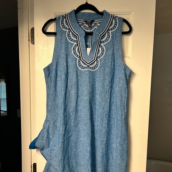NWT Hatley Marin Shift Dress - Chambray Large - Picture 8 of 11